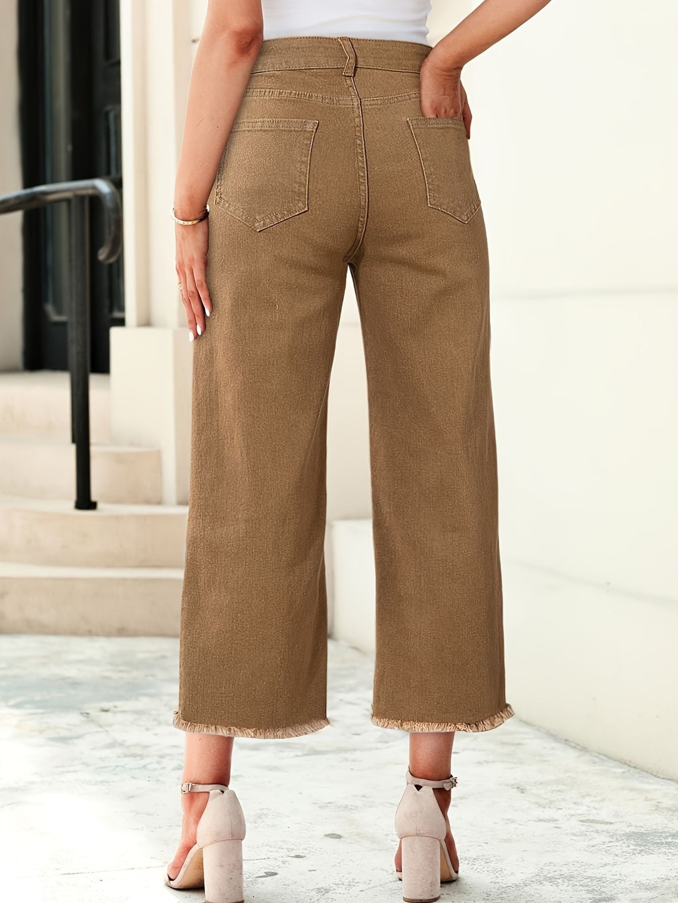 Dames Rechte Jeans met onafgewerkte zoom Lisa Rose