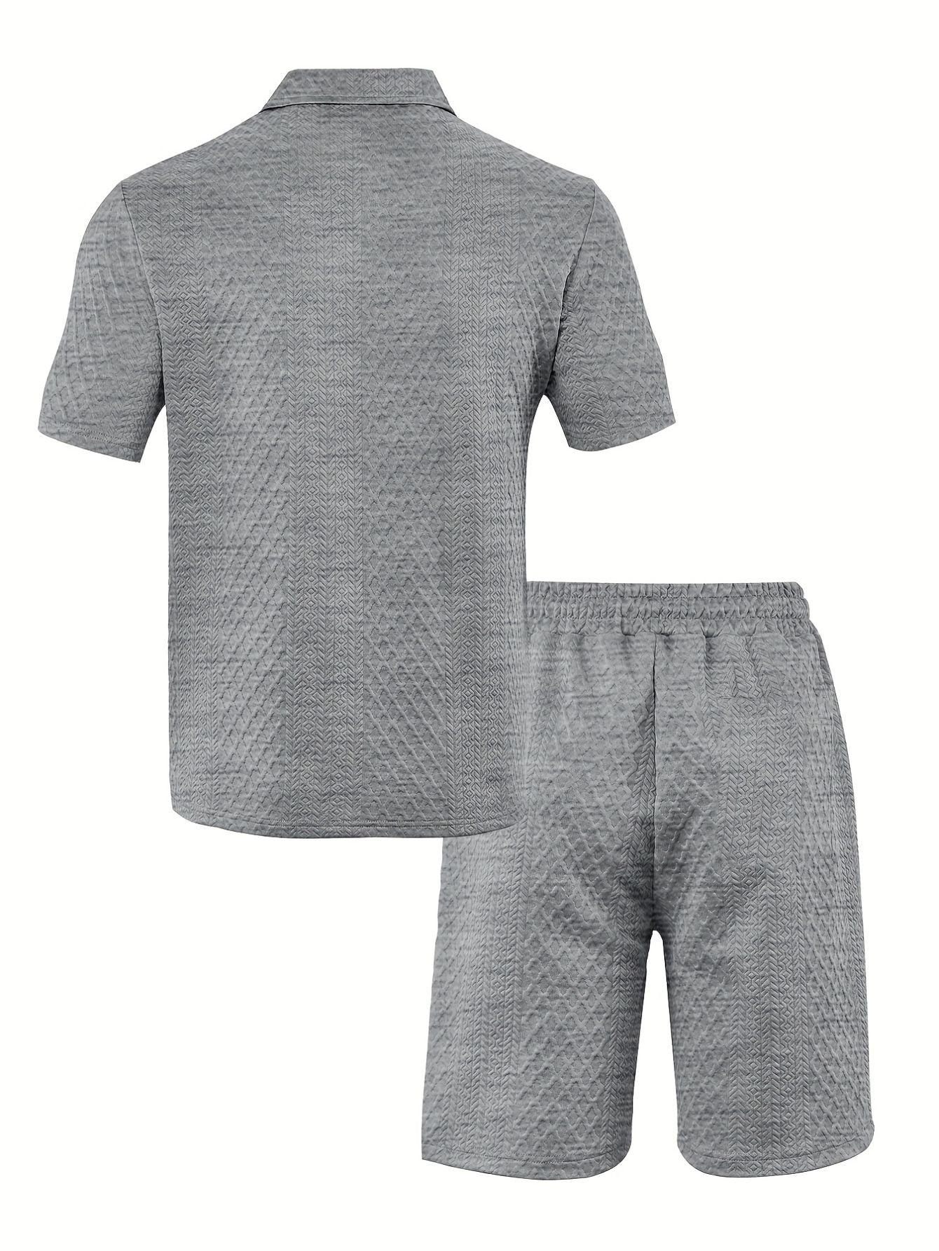 Heren Zomer Polo Shirt en Shorts Set Lisa Rose