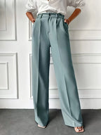 Wijde Hoge Taille Broek Lisa Rose