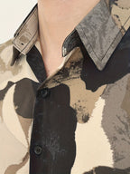Blouse met Lange Mouwen en Kleurvlakken Lisa Rose