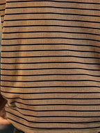 Gestreept T-shirt met Korte Mouwen en Print Lisa Rose