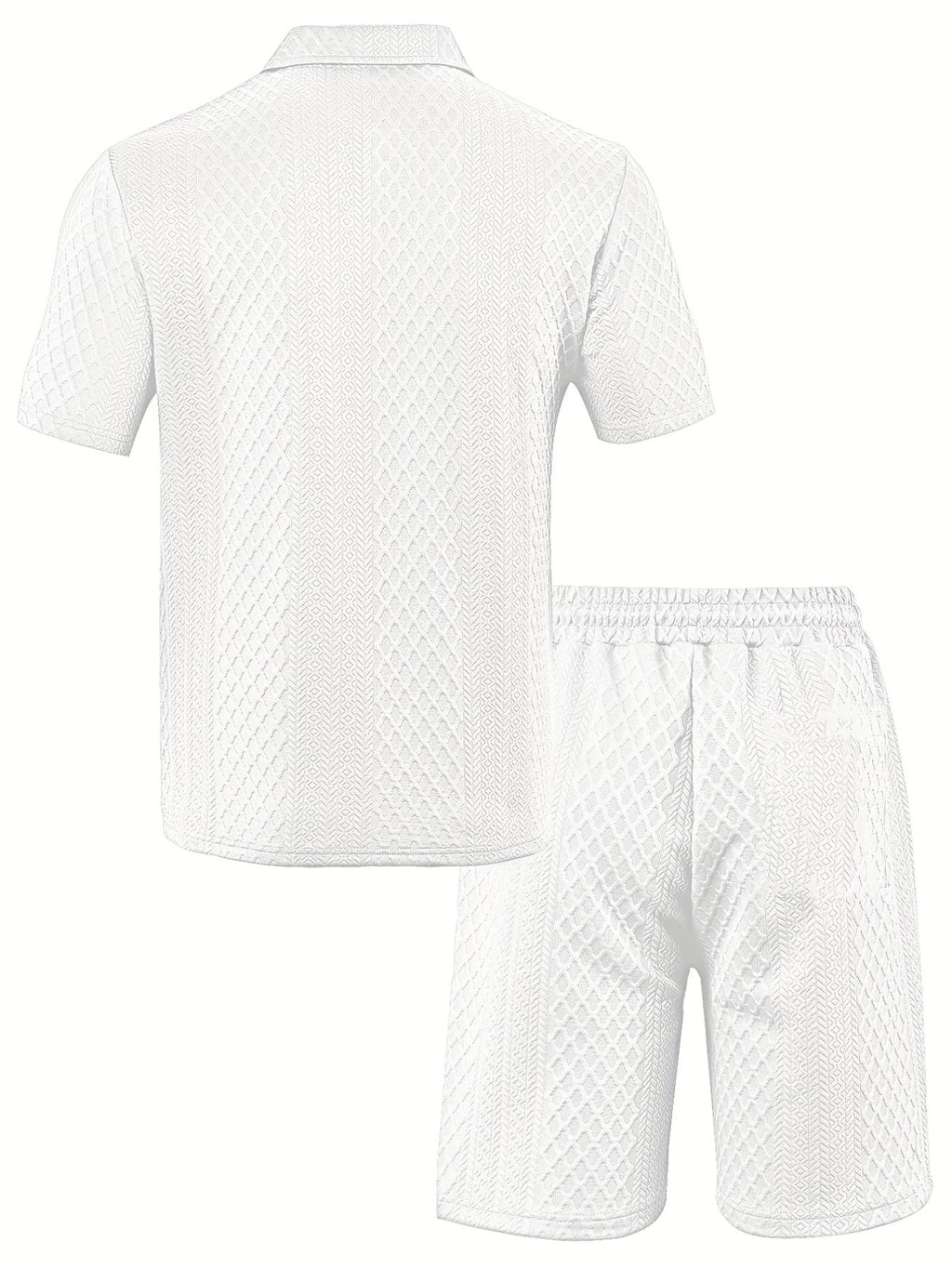 Heren Zomer Polo Shirt en Shorts Set Lisa Rose